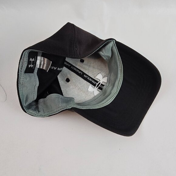 Under Armour Hat Mens Large Beige Tan Fitted Cap Baseball Casual Distressed Ha - Picture 8 of 10